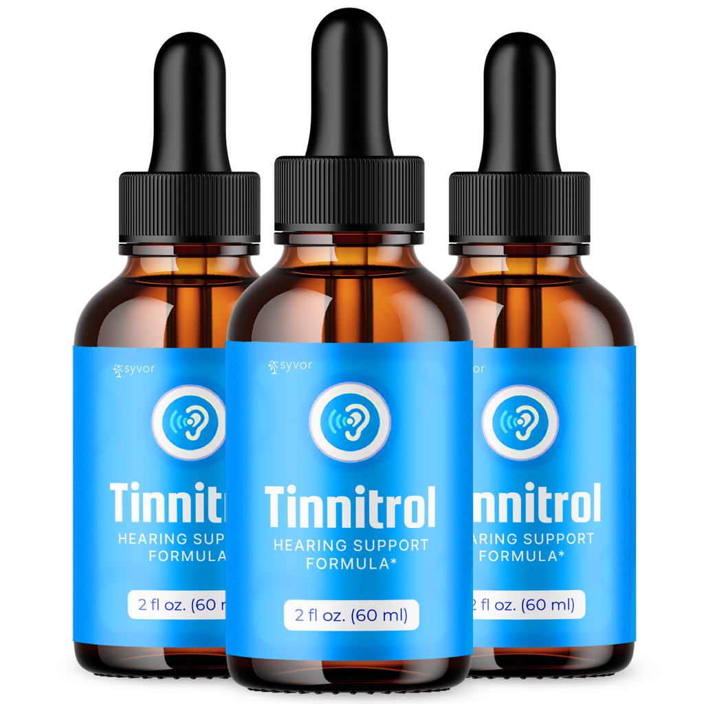 Tinnitrol Ear Health Suppport Drops Natural Formula Hearing Supplement (3 Pack)