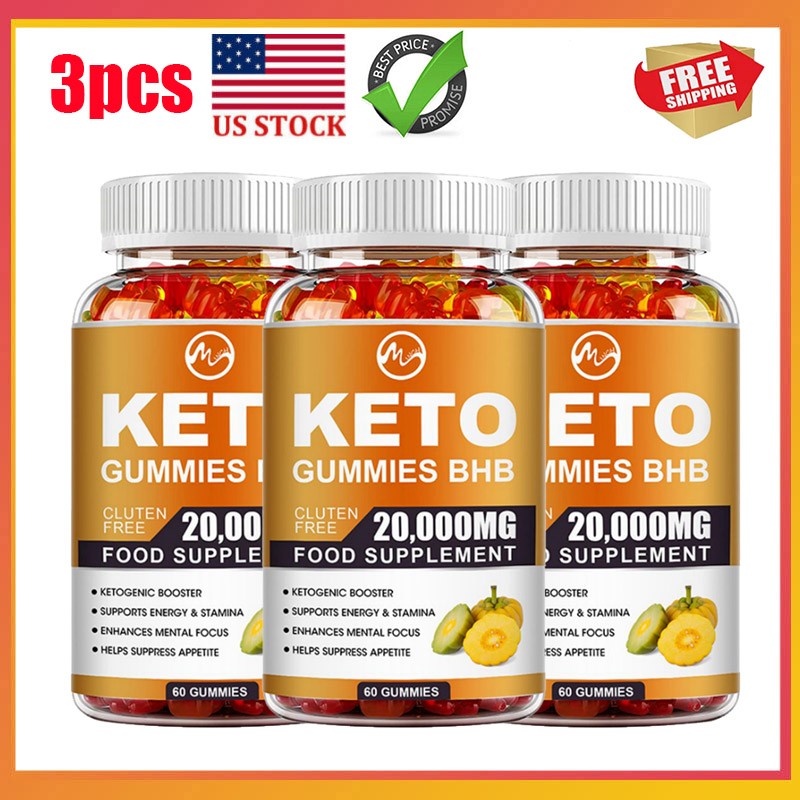 Keto ACV Gummies - 20000MG BHB Weight Loss Fat Burner Appetite Suppressant