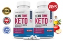 Lean Time Keto ACV Pills 1275MG New Improved Formula 2 Pack