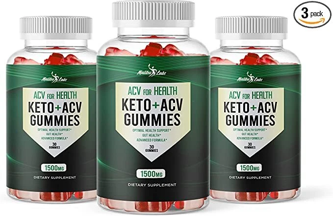 ACV for Health Keto ACV Gummies for Weight Loss - 1500mg (3 Pack)