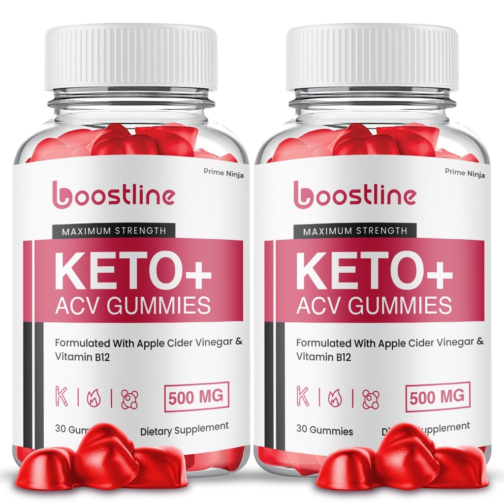 Boostline Keto ACV Gummies, Boost Line ACV Max Strength Gummies (2 Pack)