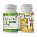 Green Tea Extract Appetite Control Supplements & Keto BHB Weight Loss Diet Pills
