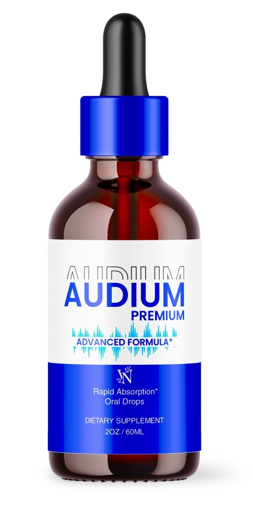 1 Botella Audium Drops - Audium Premium Gota Formula El fin del tinnitus