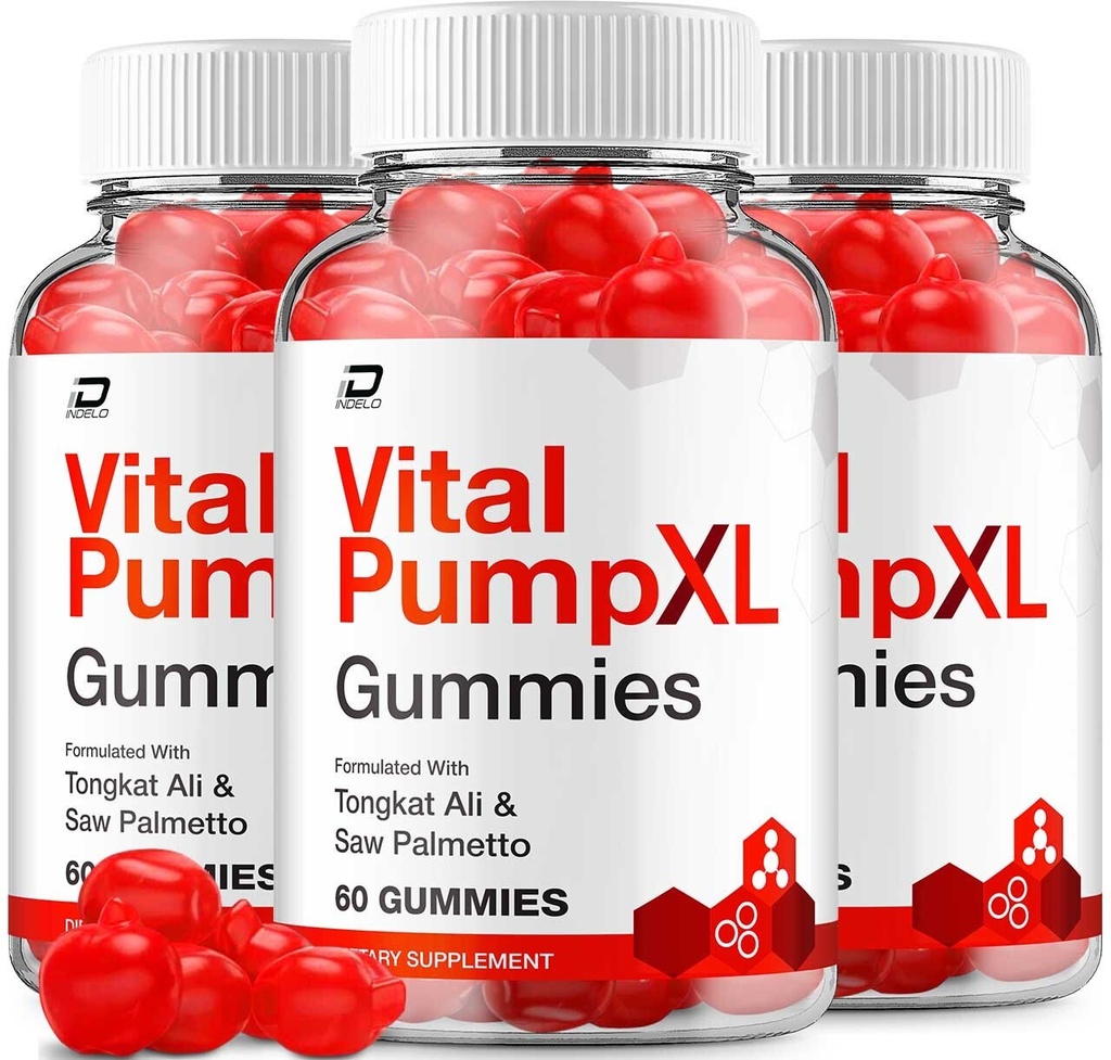 (3 Pack) Vital Pump XL Keto ACV Gummies Supplement – VitalPumpXL ACV Gummy