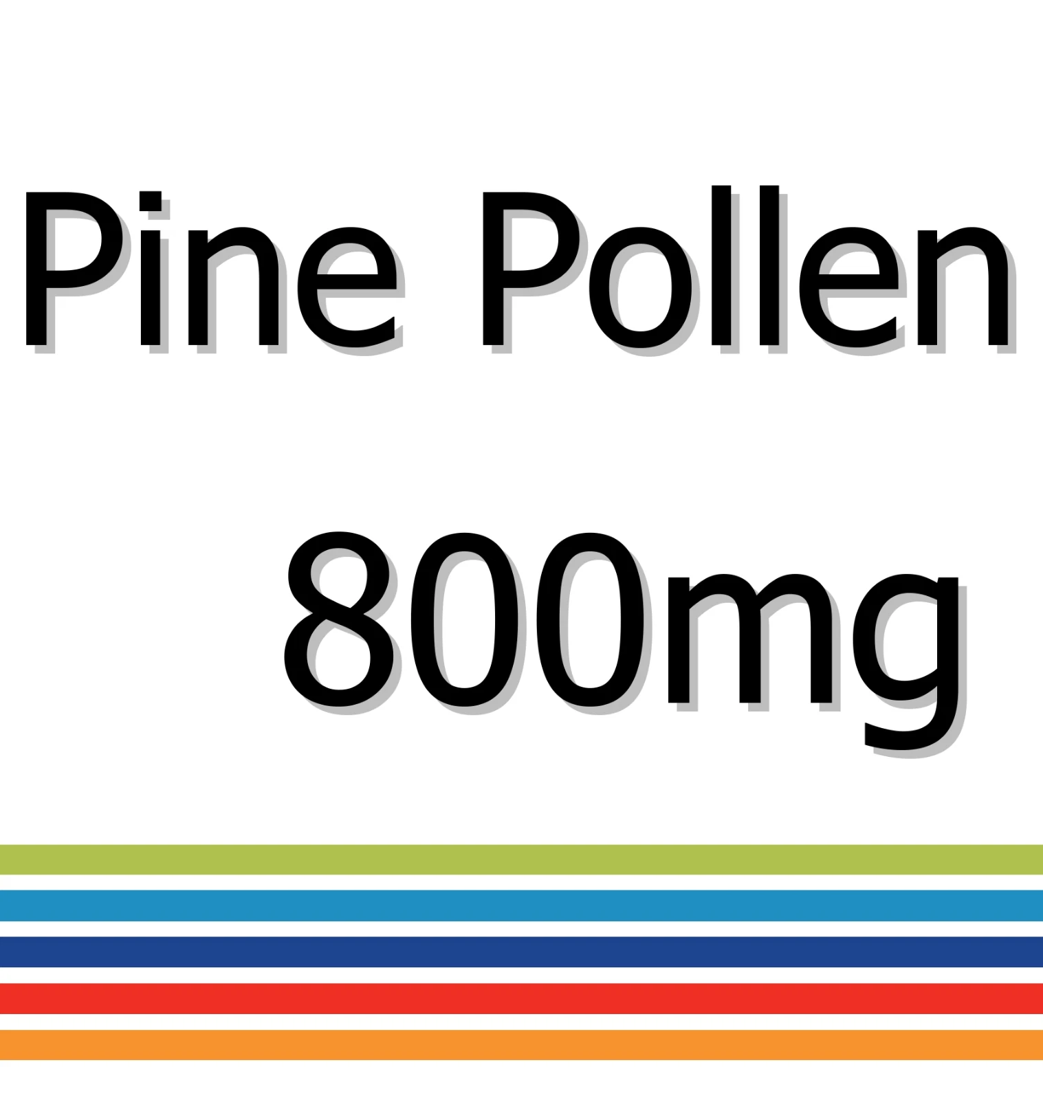 Pine Pollen 800mg x 90 Tablets - Antioxidant Protection