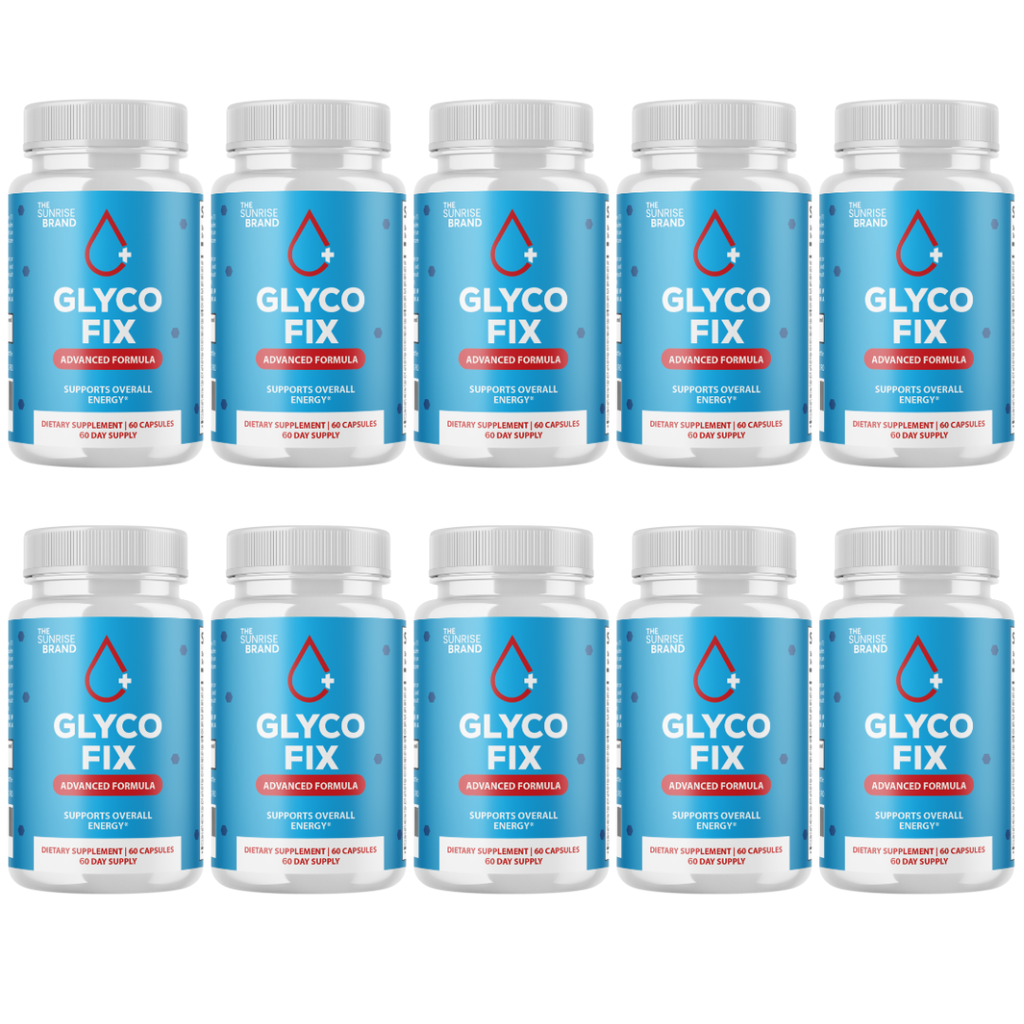 Glyco Fix - Blood Sugar Supplement, Healthy Blood Sugar Support - 10 Bottles