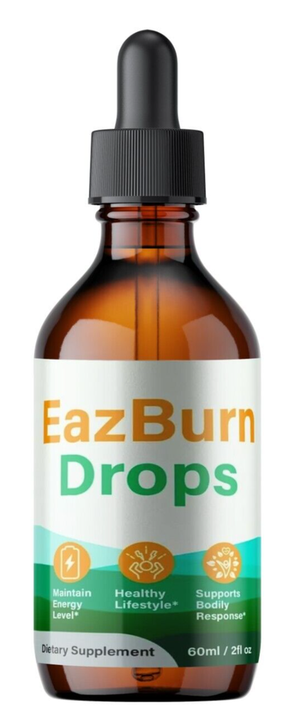(1 Pack) EazBurn Liquid Drops, EazBurn Weight Loss for Fat Burning & Energy