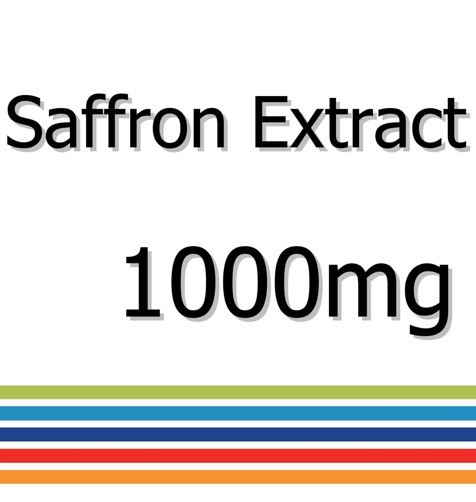 Saffron Extract 1000mg x 30 Tablets - Improved Mood