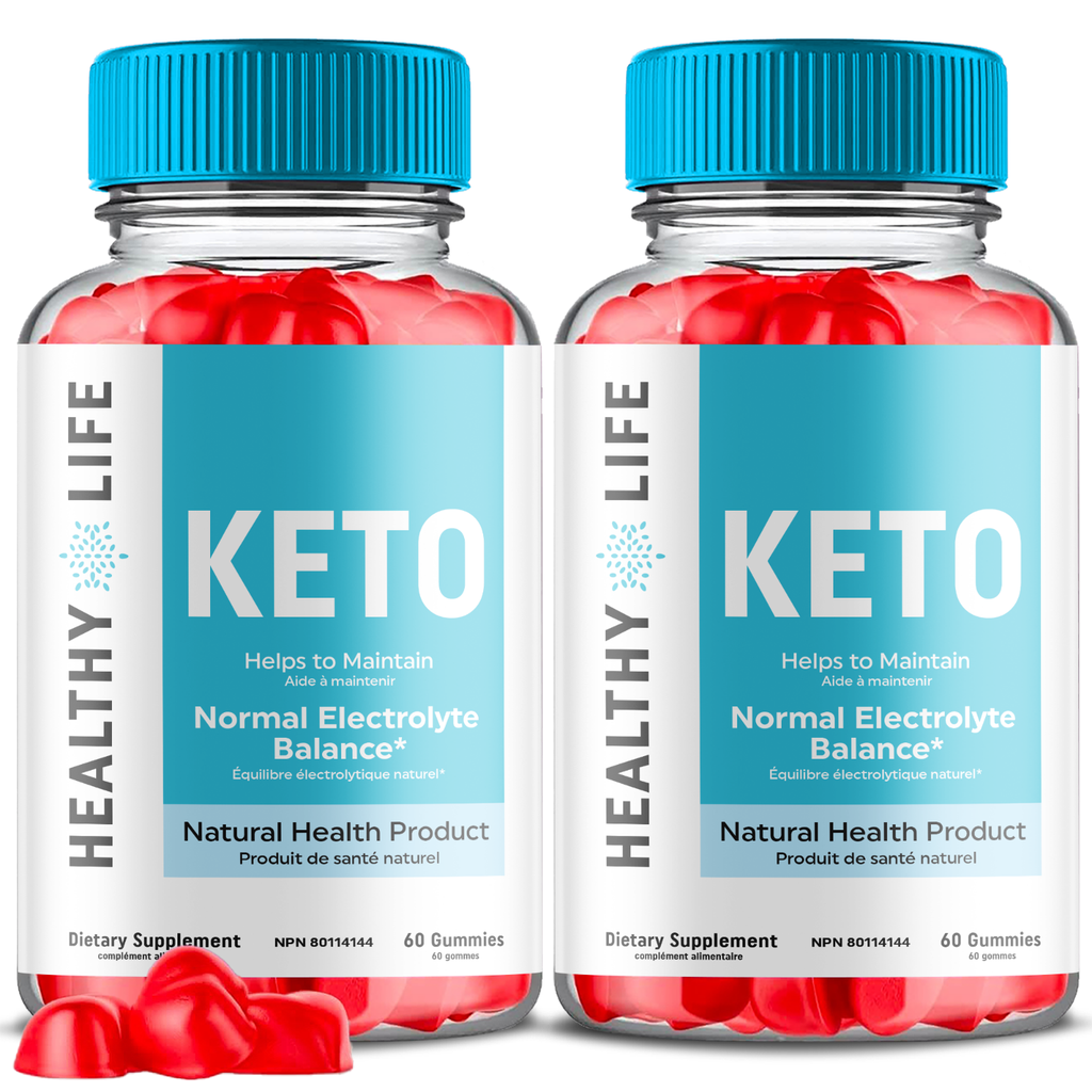 (2 Pack) Healthy Life Keto, Healthy Life ACV Weight Loss Gummies (120 Gummies)