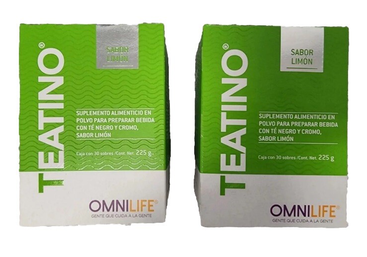 OMNILIFE TEATINO LIMON "2 PACK"