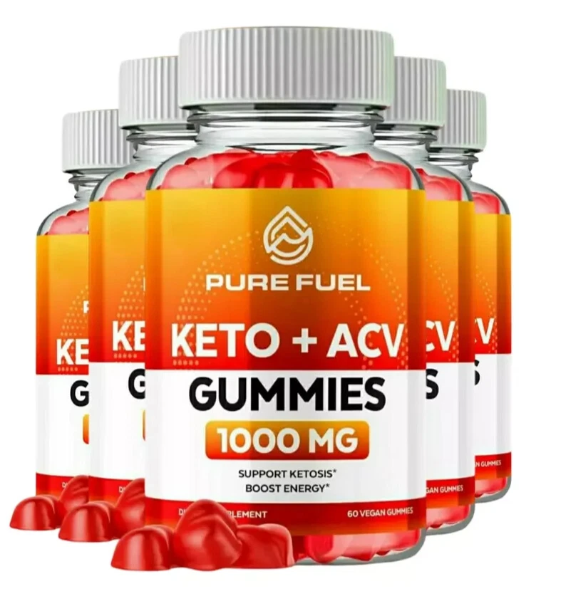 Pure Fuel Keto ACV Gummies Weight Management Supplements (300 Gummies) 5-Pack