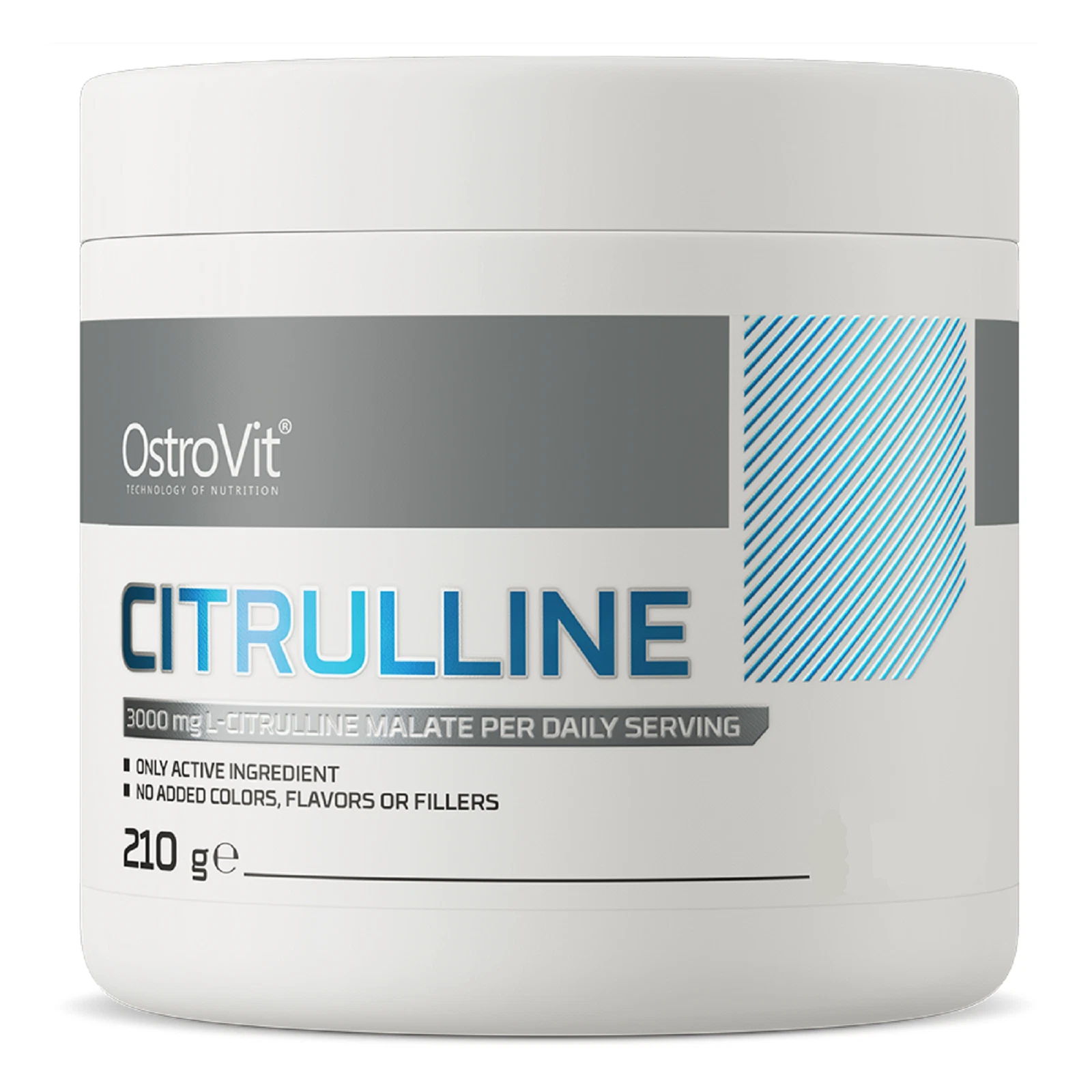 CITRULLINE - 210g - Muscle pump feeling, muscle mass, endurance, muscle recovery