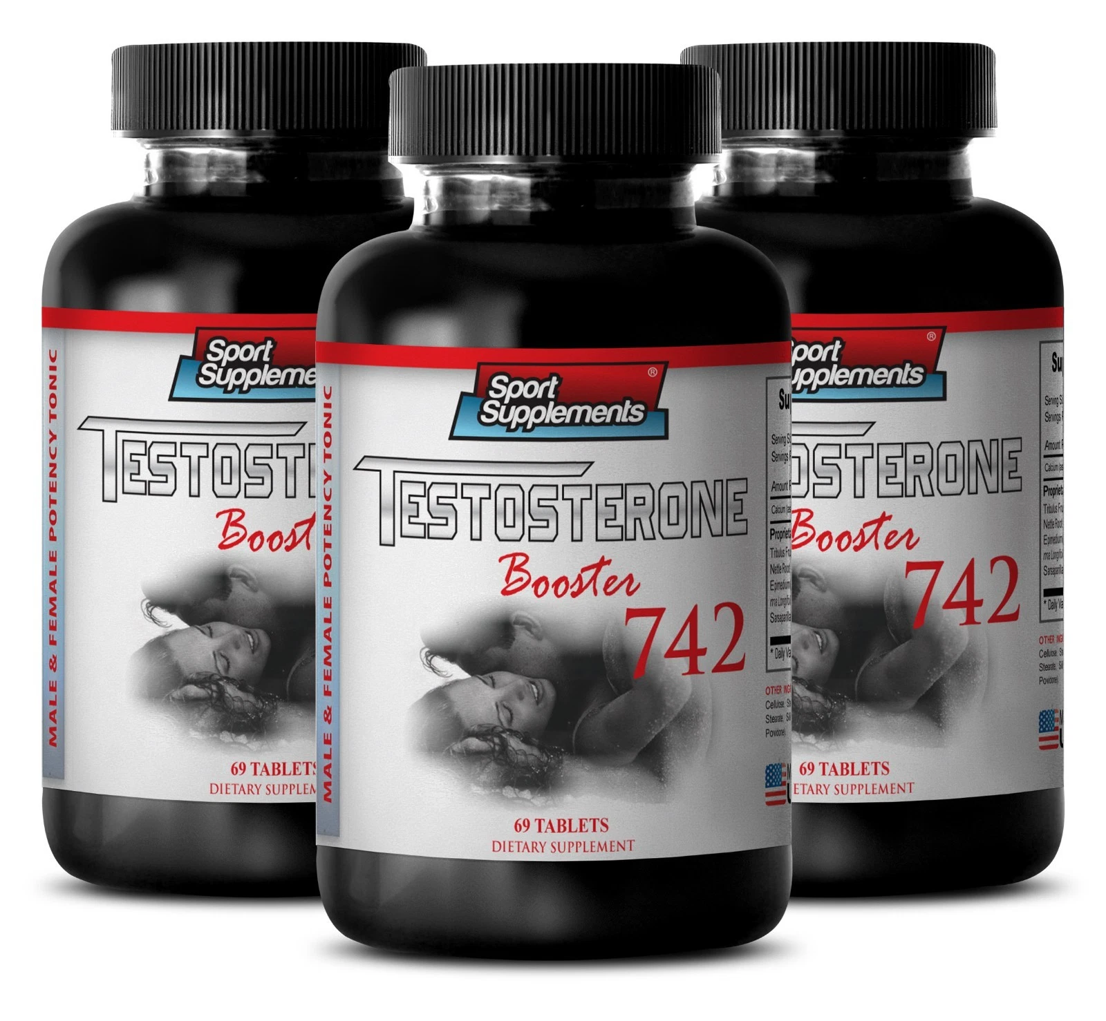 Prostate Health Tablets - Testosterone Booster 742mg - Tongkat Powder 3B