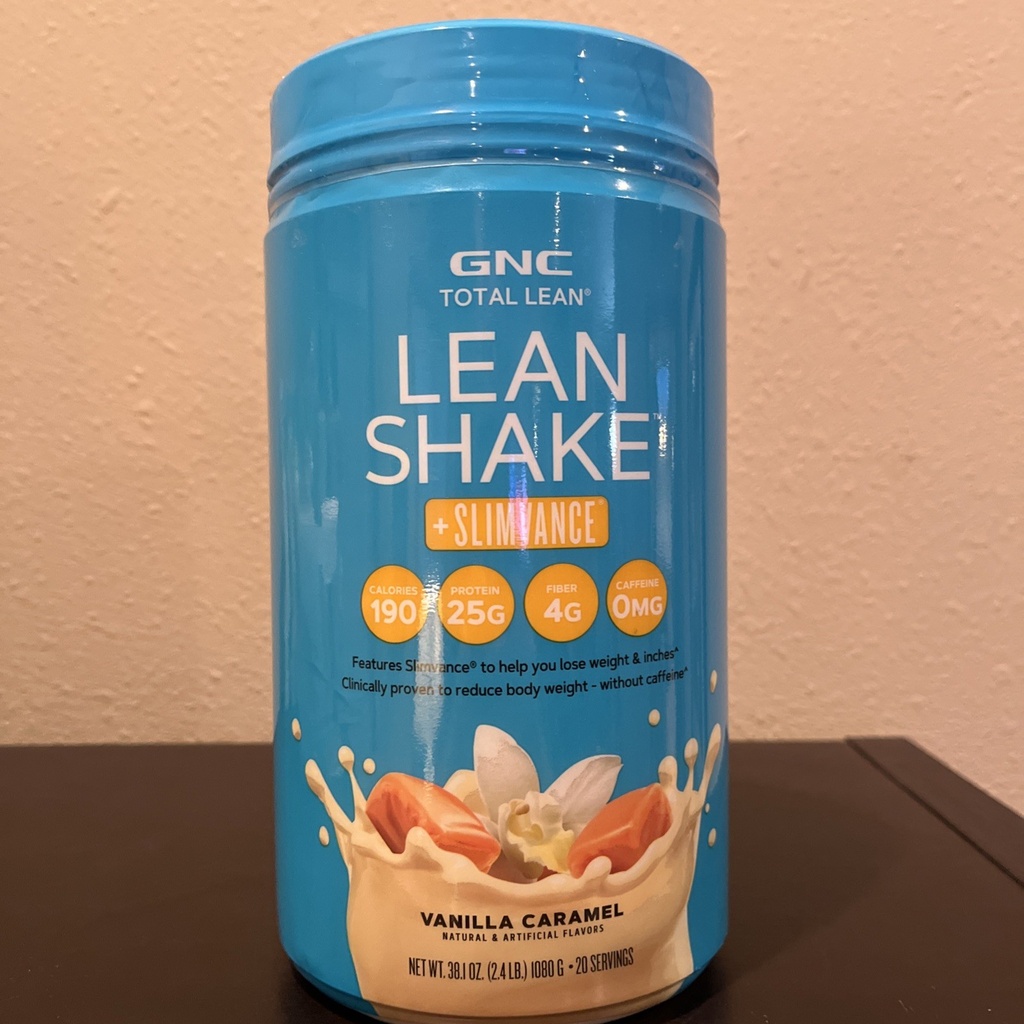 GNC Lean Shake Plus Slimvance Vanilla Caramel exp. 8/2026