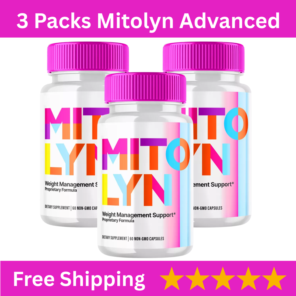 (3 Pack) Mitolyn Advanced Weight Loss Support Mito Lyn Maximum Strength 180ct