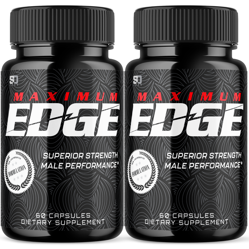 Maximum Edge Male Pills- Overall Wellness and Strength (2 Pack)