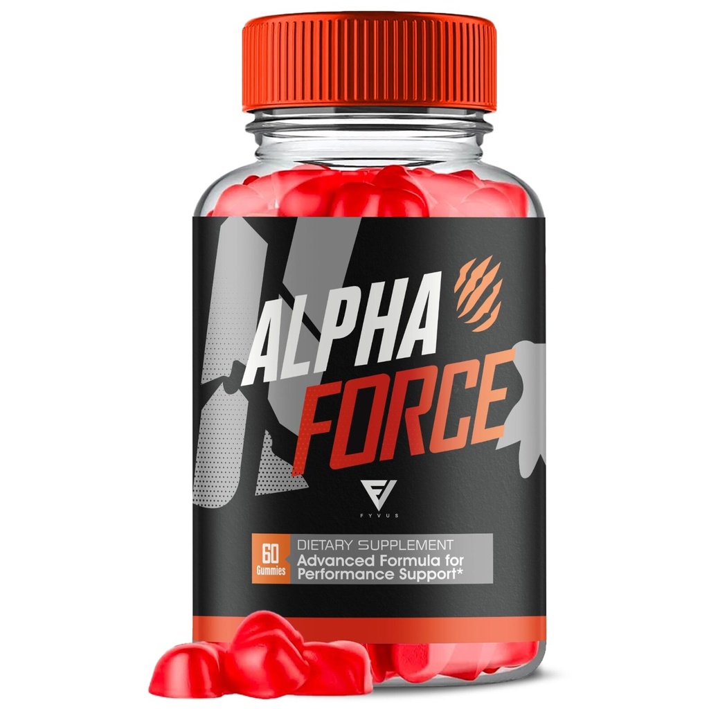 Alpha Force Gummies, Alpha Force Max Strength High Drive Support (60 Gummies)