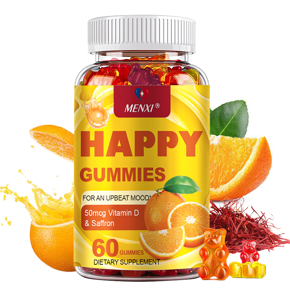 Natural Gummies- Bears, Sleep, Anxiety, Mood, Relaxation, Stress, With Saffron