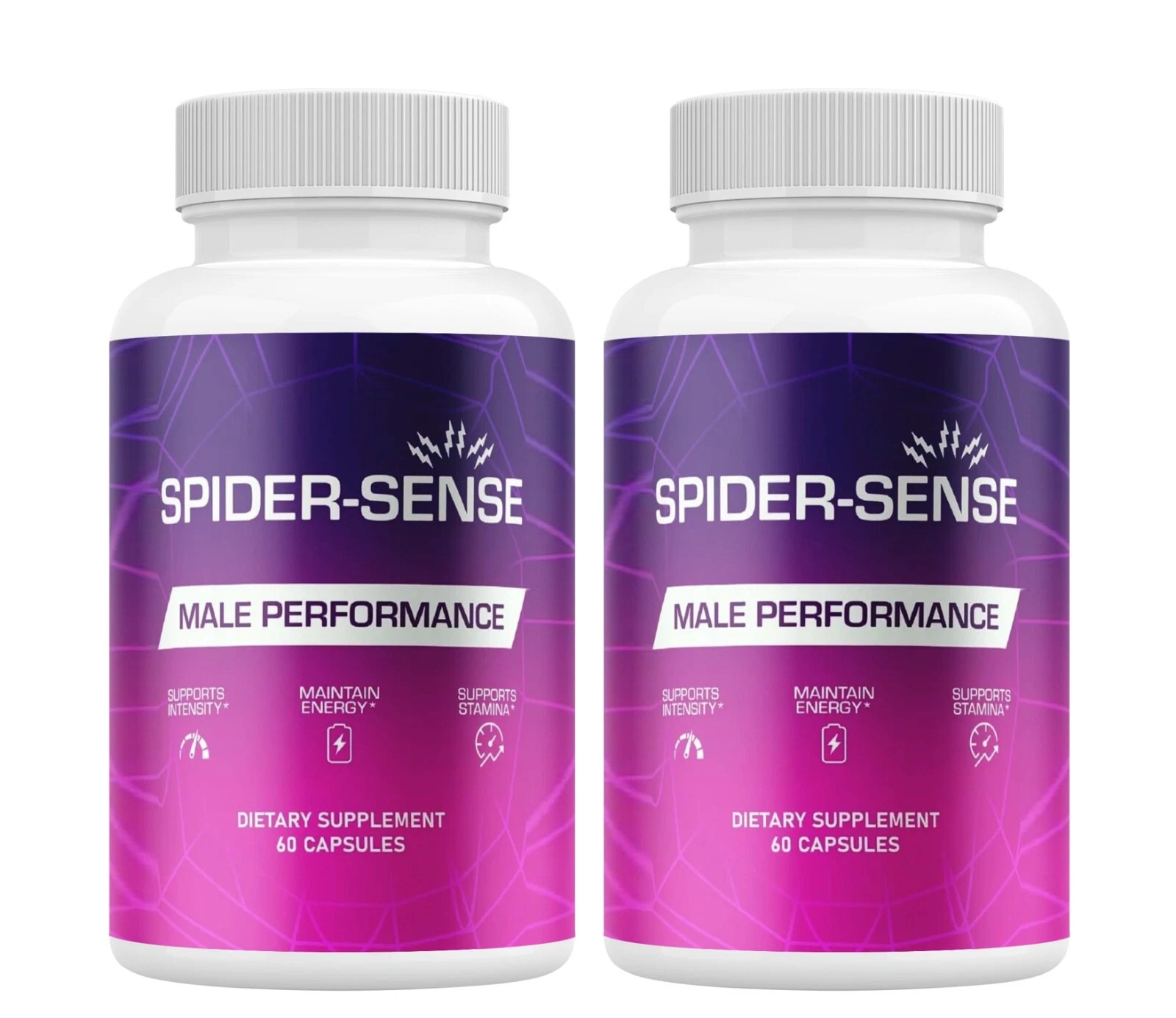 (2 Pack) Spider Sense Capsules for Men - SpiderSense Overall Health & Energy