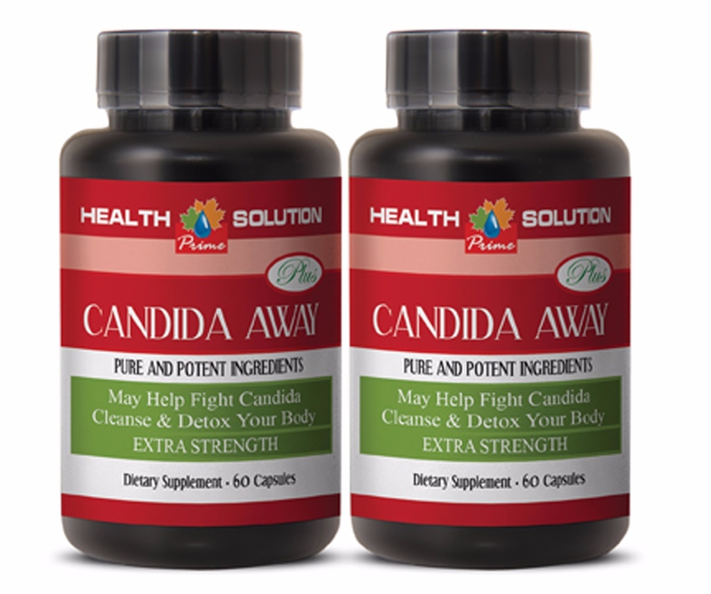 Aloe Vera - CANDIDA AWAY - absorb nutrients - unique formula - 2 Bottles, 120 C
