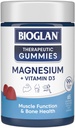 Bioglan Magnesium + Vitamin D3 65 Therapeutic Gummies x 3 Pack