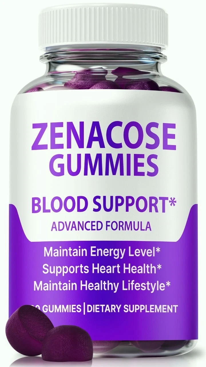 Zenacose Blood Support Gummies, Zenacose Gluco Support 60ct
