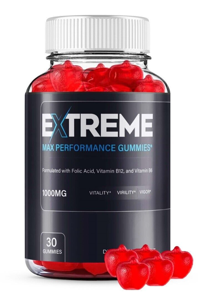 Extreme Max Performance Gummies ExtremeMax Supplement ( 1 Pack )