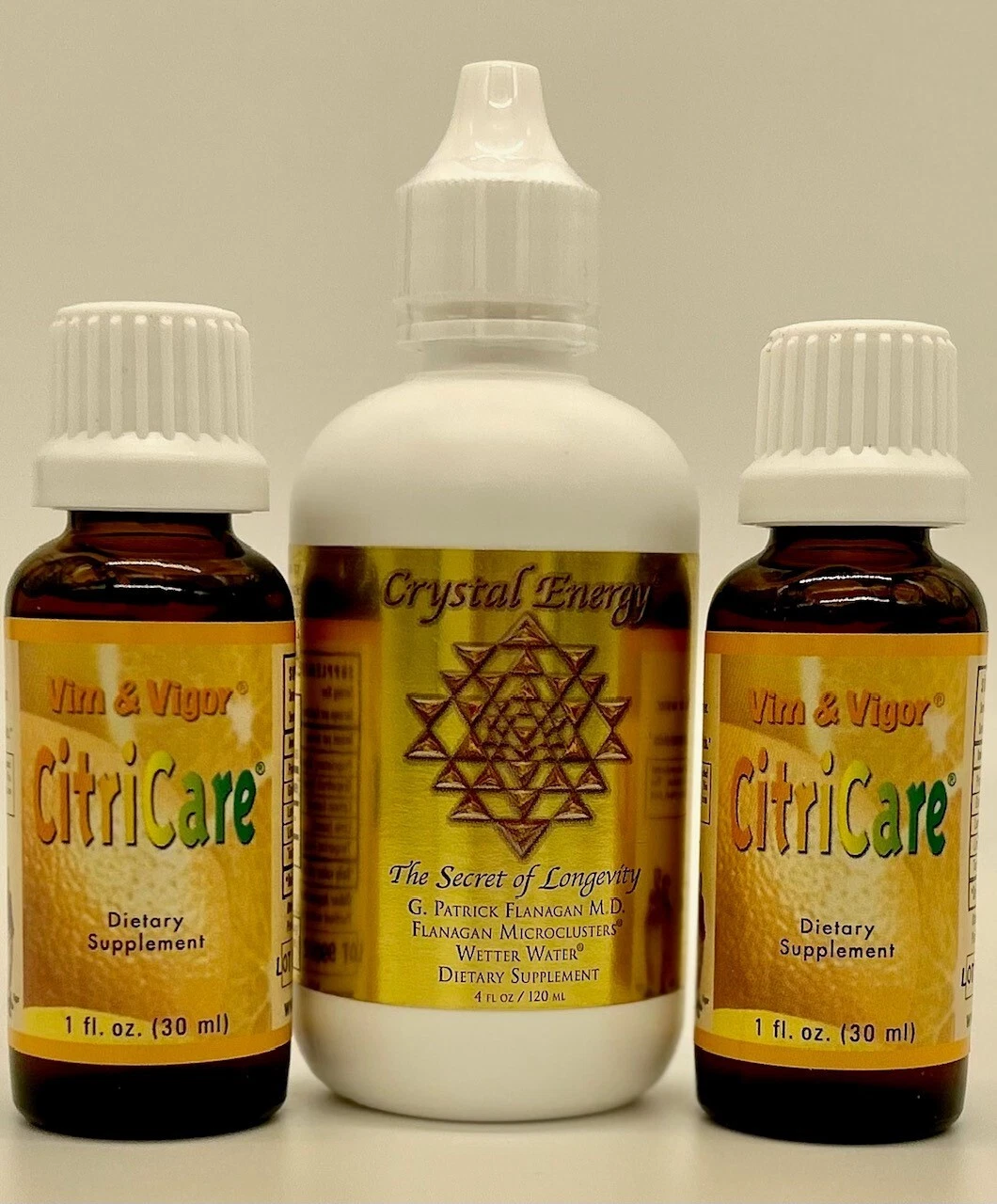 2 CitriCare + Crystal Energy. Like Immusist, Patrick Flanagan, Surfactant Water
