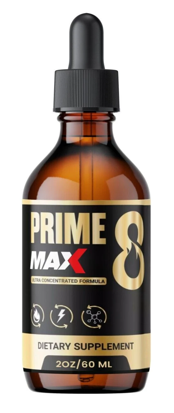 Prime 8 MAX Drops for Men ED Prime8 Drops for men Enhancement ( 1 Pack )