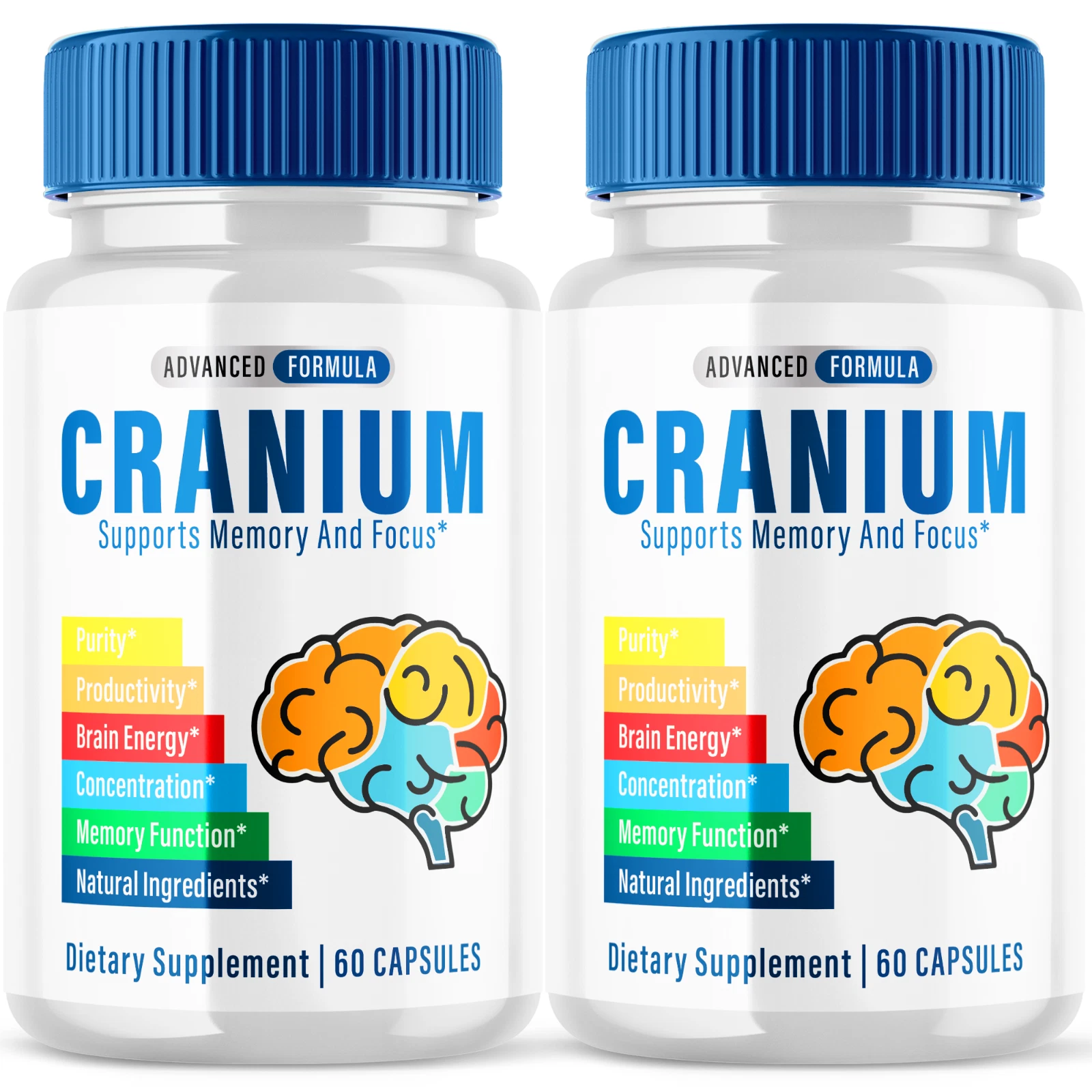 Cranium Advanced Nootropic Formula Supplement Brain Health Support 120 Capsules