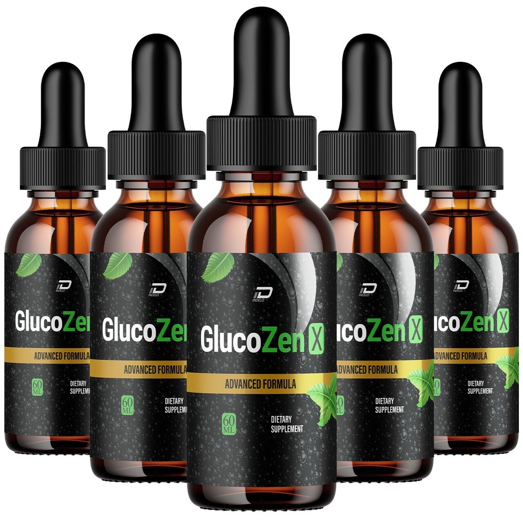 (5 Pack) GlucoZenX – GlucoZen X Extra Strength All Natural Healthy Organic