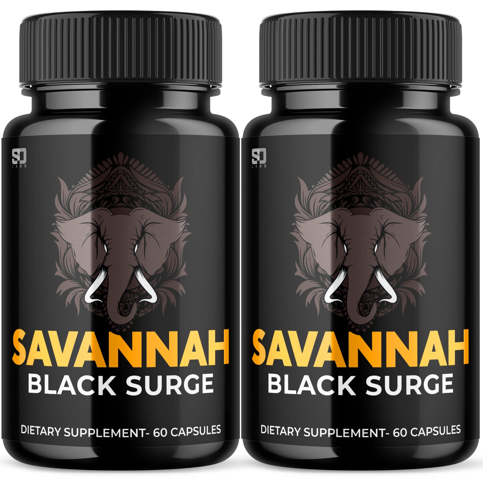 Savannah Black Surge - Support Performance and Vitality for Men (2 Pack)