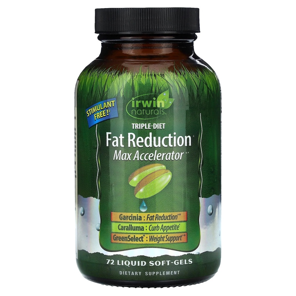 Triple-Diet Fat Reduction Max Accelerator 72 Liquid Soft-Gels Exp 6/26