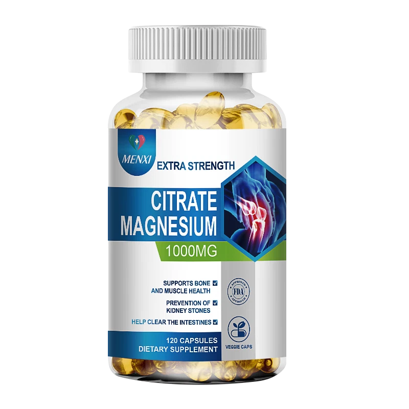 Magnesium Complex 1000mg, 120 Capsules - Gluten Free and Non-GMO Highest Potency