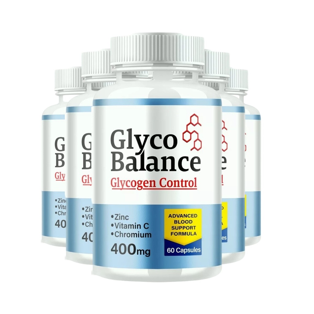 5-Pack Glyco Balance Glycogen Control to Support Blood Pressure - 300 Capsules
