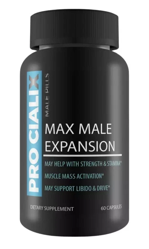 Pro Cialix Max Male Expansion All Natural Dietary Supplements - (60 Capsules)