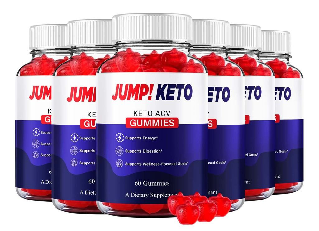 (6 Pack) Jump Keto Gummies - Advanced Keto ACV Formula for Weight Loss Support