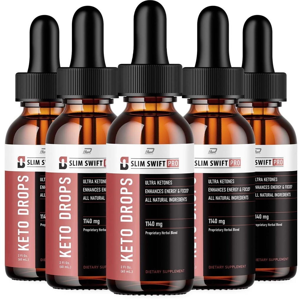 (5 Pack) SlimSwift Pro Metabolism Drops Liquid Supplement-Metabolic Support