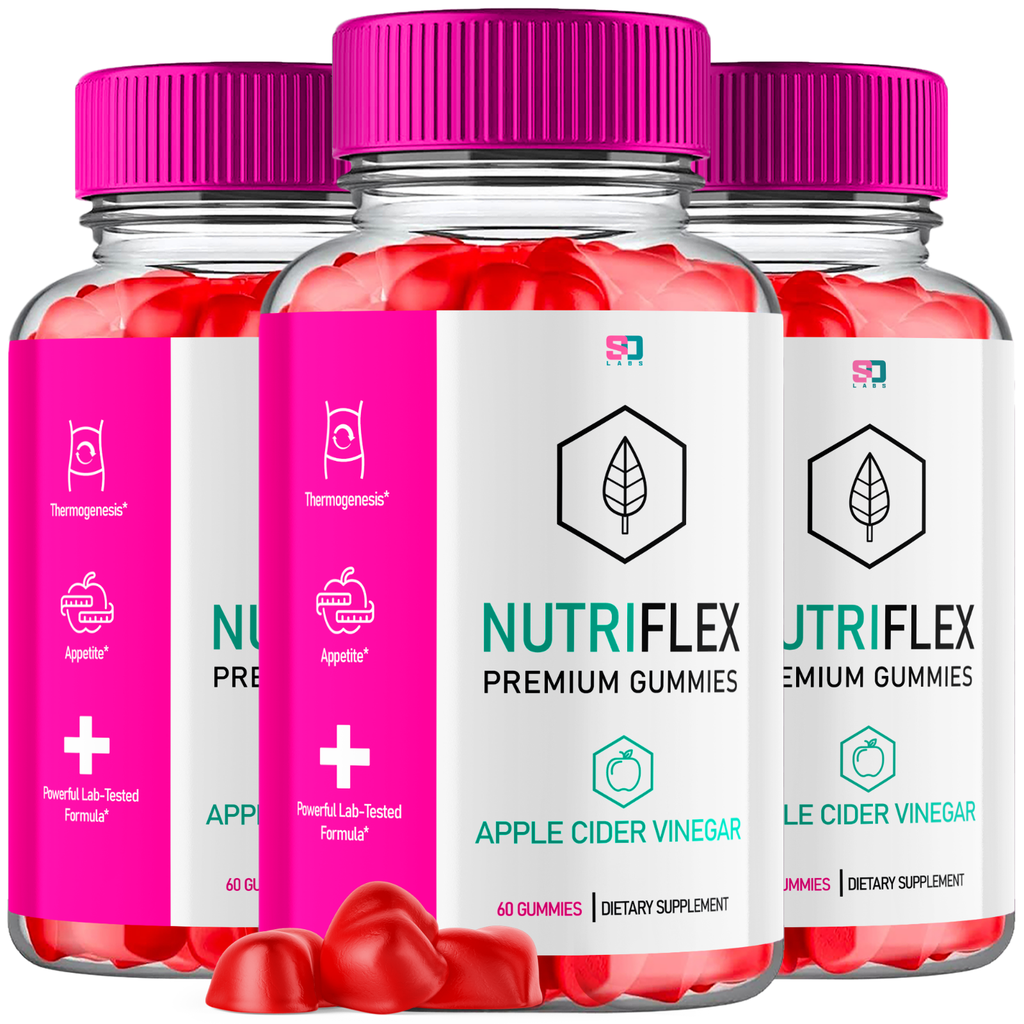 Nutriflex Premium ACV Gummies Weight Management Supplement (3 Pack)
