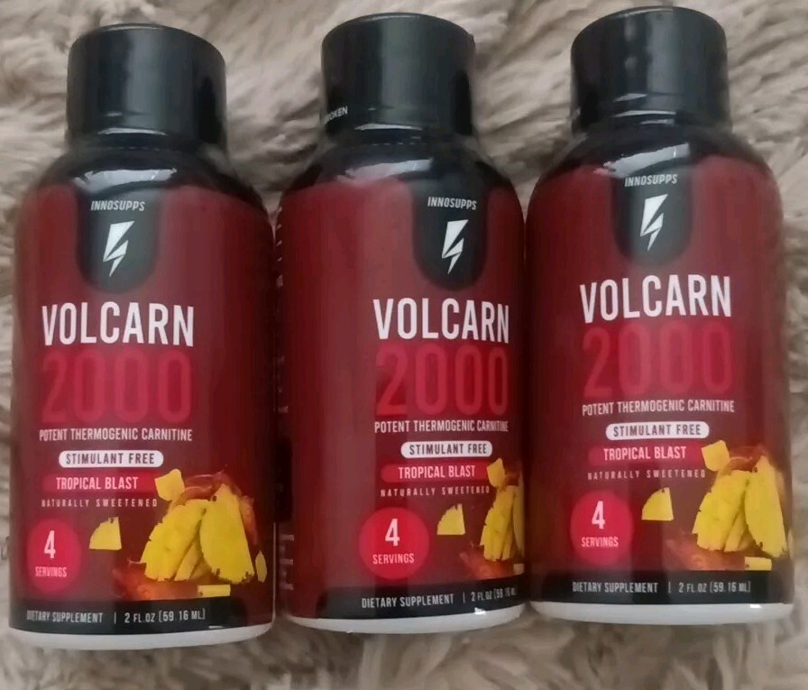 Volcarn 2000 - 4 Servings Each Mini Bottles (Set of 3) New Sealed