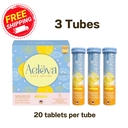 3 Tubes Aelova Lava Active Diet Supplement Effervescent Weight Control Burn Fat