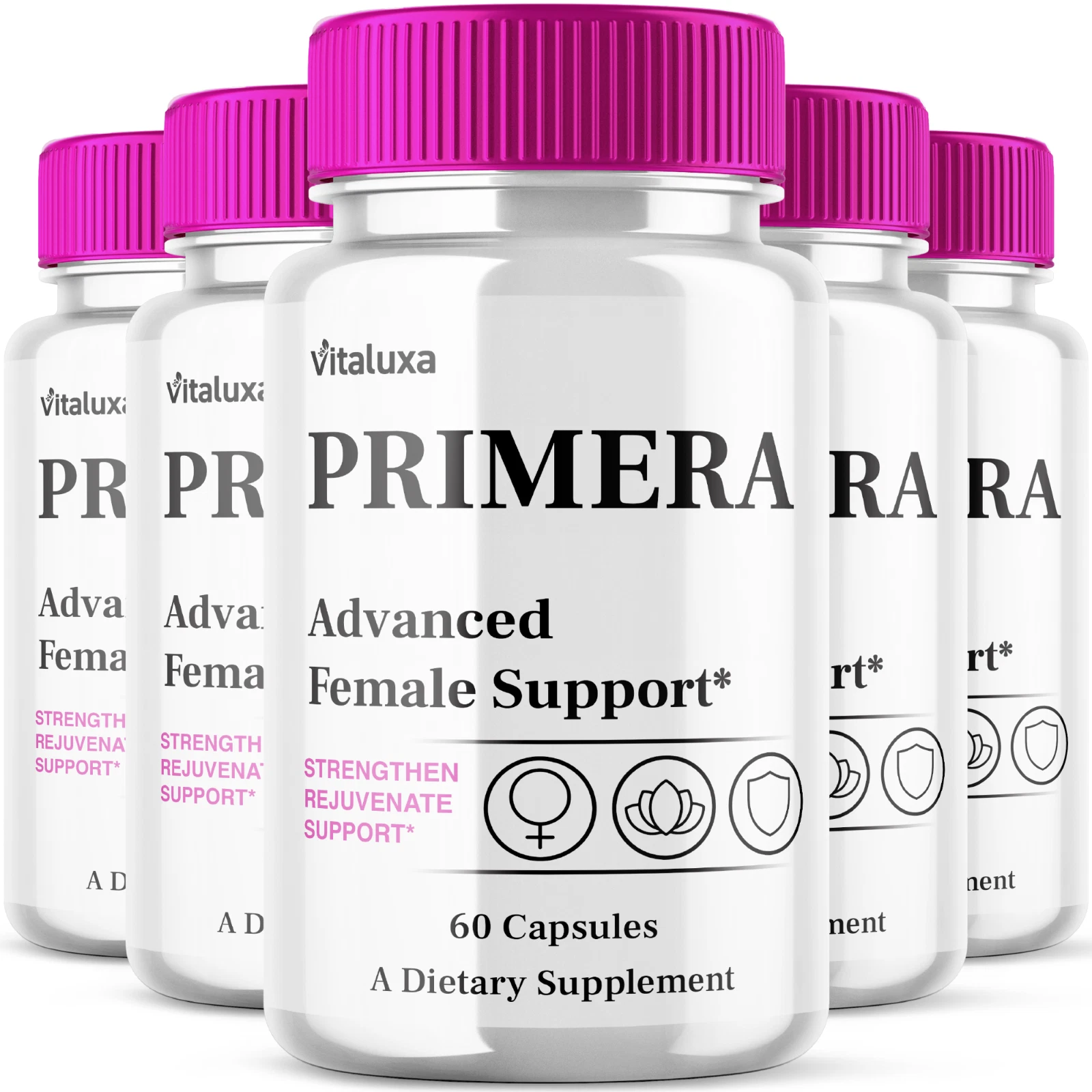 (5 Pack) Primera Capsules for Women, Advanced Wellness Formula (300 Capsules)
