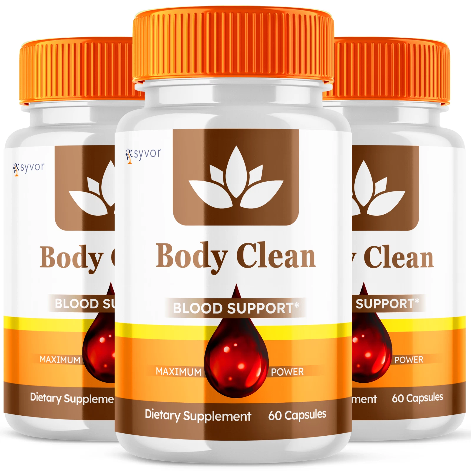Body Clean Blood Support Maximum Strength Vitamin Natural Glyco Optimizer 180Ct