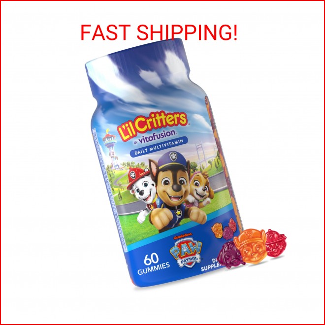 L'il Critters Paw Patrol Complete Multivitamin Gummies 60 Count