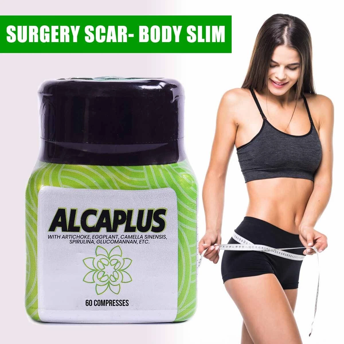 Alcaplus Weight Loss Metabolism Boost Supplement Surgery Scar Excess Fat Remove