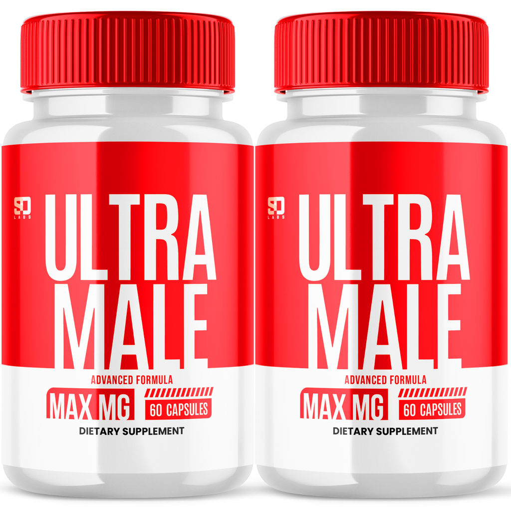 Ultra Male Capsules Advanced Formula - Enhance Vitality and Performance (2 Pack)