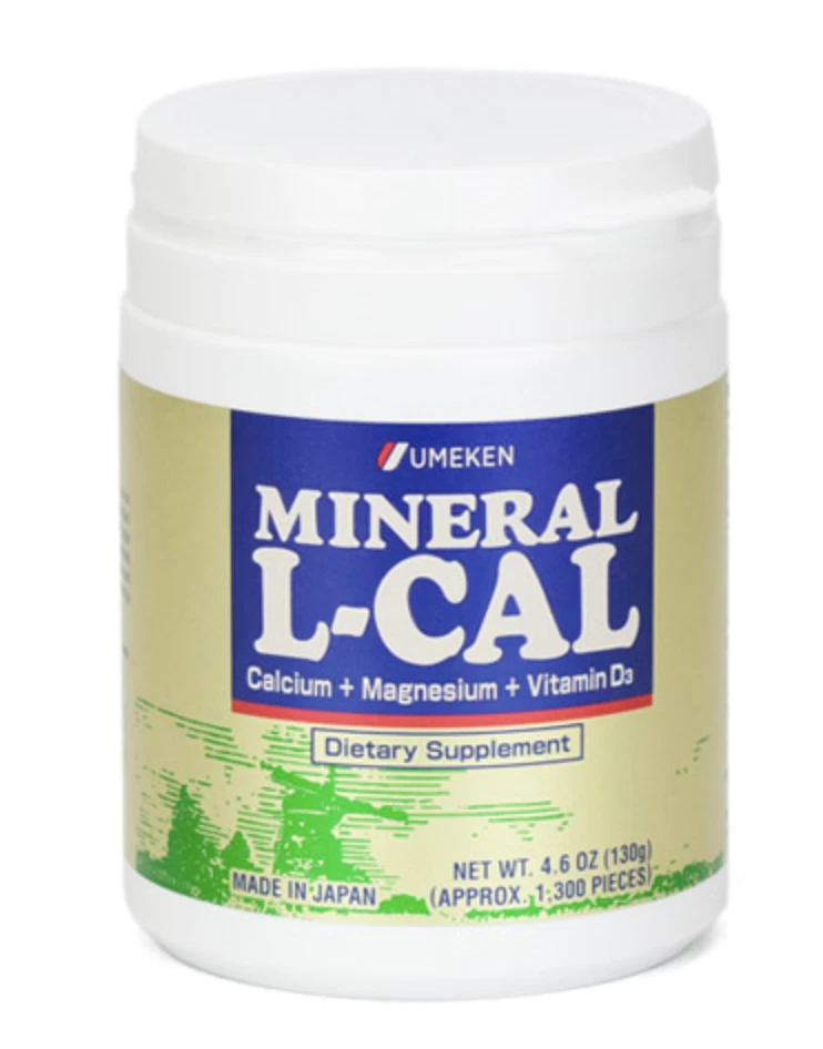 Umeken Mineral L-Cal (1,300) Calcium Enriched w/ Magnesium,Vitamin D3 2month
