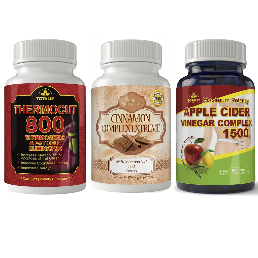 Cinnamon Extract Apple Cider Vinegar Thermogenic Fat Burn Weight Loss Supplement