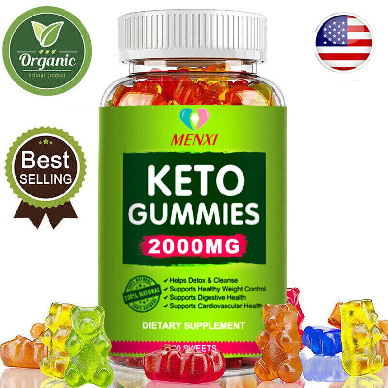 60PCS Best BHB Keto Gummies 2000mg Fat Burn- Advanced Ketosis & Weight Loss