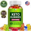 60PCS Best BHB Keto Gummies 2000mg Fat Burn- Advanced Ketosis & Weight Loss
